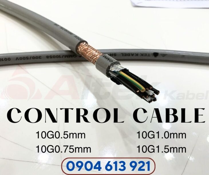 Cáp điện 10 lõi, cáp tín hiệu 10×0.75mm Altek Kabel chính hãng