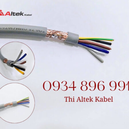 Cáp điều khiển 5×0.75mm², 5×1.0mm² chống nhiễu Altek Kabel – Giá tốt, hàng sẵn kho