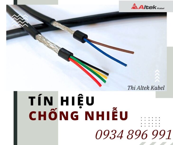 Cáp Tín Hiệu Chống Nhiễu 2×0.22mm – Dây Tín Hiệu 2x24AWG Altek Kabel