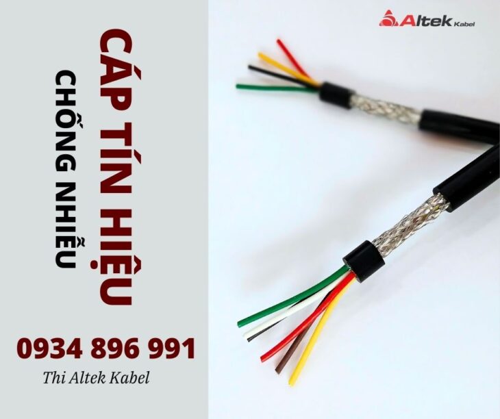 Cáp Tín Hiệu Chống Nhiễu 2×0.22mm – Dây Tín Hiệu 2x24AWG Altek Kabel