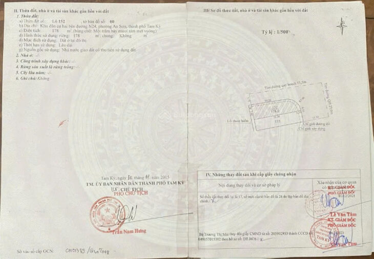 Chính Chủ Cần Bán Căn Nhà Tại 64, Đỗ Thế Chấp, Phường Hương Trà, Đà Nẵng (TP Tam Kỳ cũ).