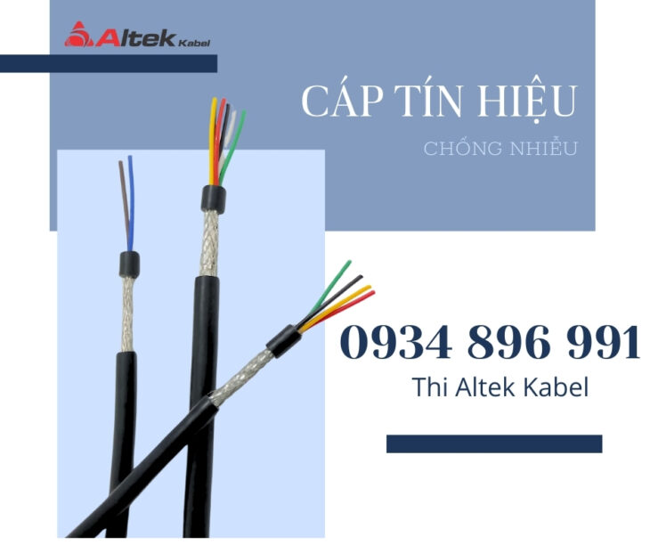 Cáp tín hiệu chống nhiễu 0.22mm² – 2, 4, 6, 8 lõi