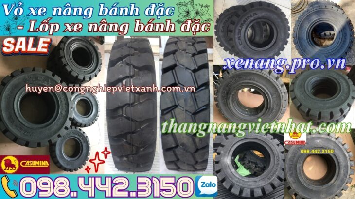 Vỏ xe nâng lốp đặc CASUMINA