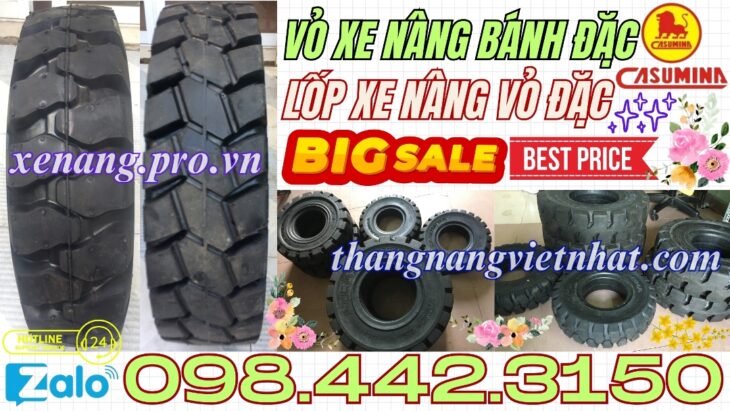 Vỏ xe nâng lốp đặc CASUMINA