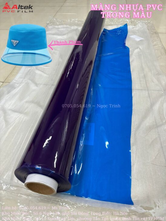Báo giá màng nhựa pvc đủ màu, màng trong màu pvc