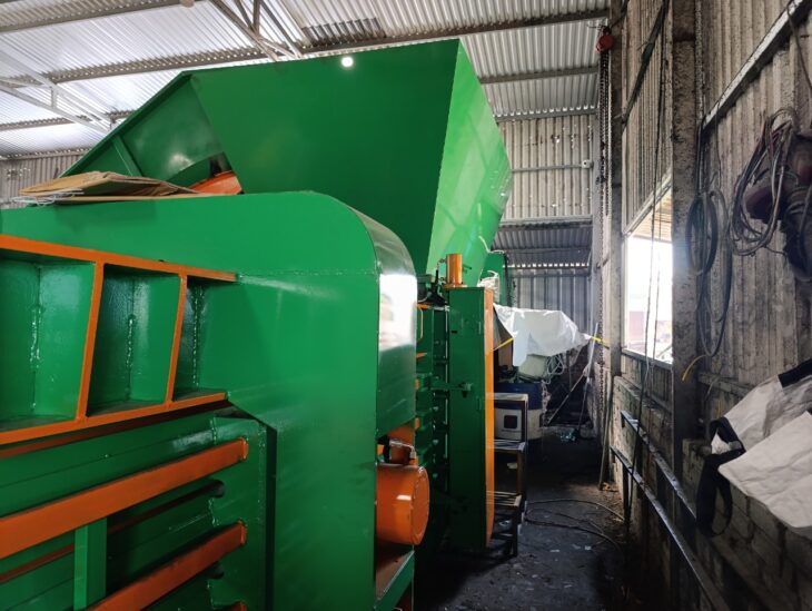 Máy ép giấy vụn tự động, Máy ép thủy lực tự động, Máy ép lon nhôm, vỏ nhựa