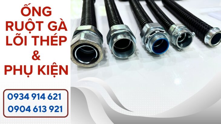 Ống ruột gà lõi thép – ống kẽm đàn hồi bảo vệ dây điện Đà Nẵng, Hồ Chí Minh, Hà Nội