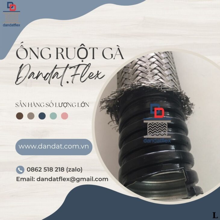 Ống Teflon bọc lưới/Ống mềm thủy lực bọc lưới inox/Ống ruột gà lõi thép bọc lưới inox/Khớp nối mềm