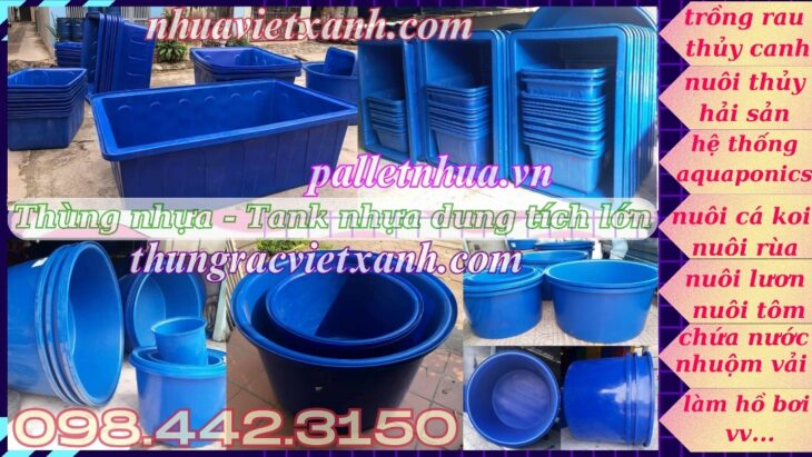 Thùng nhựa dung tích lớn