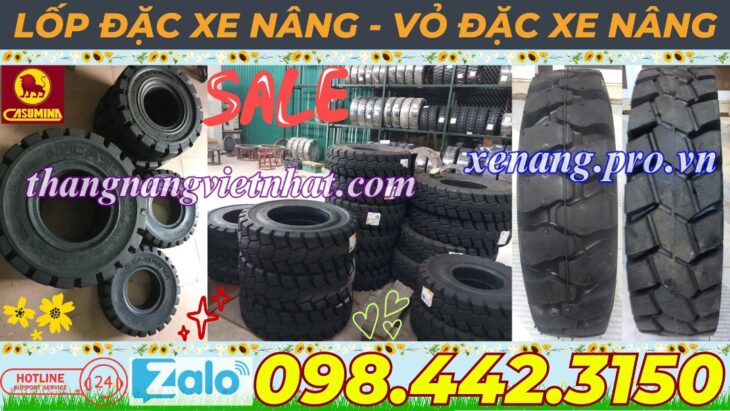 Vỏ xe nâng lốp đặc CASUMINA