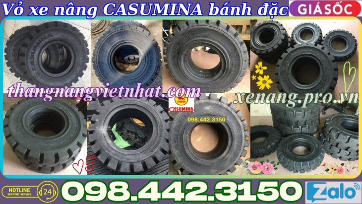 Vỏ xe nâng lốp đặc CASUMINA