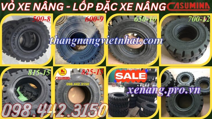 Vỏ xe nâng lốp đặc CASUMINA