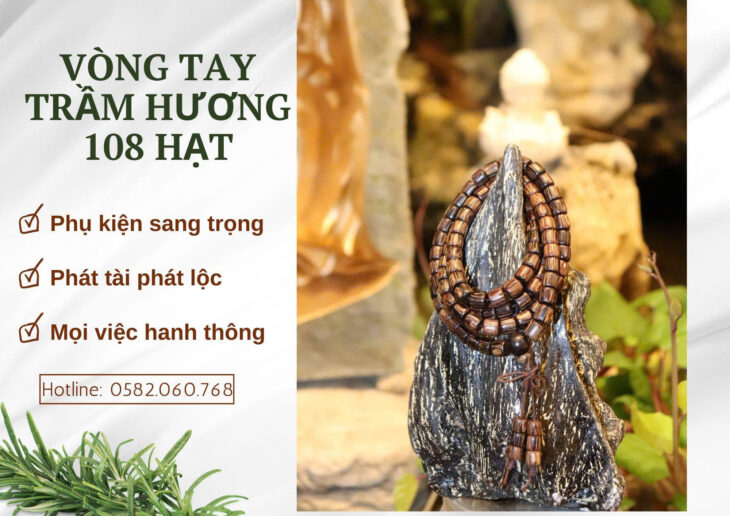 Vòng Trầm 108 Hạt – Món Trang Sức Phong Thủy Mang Lại Bình An