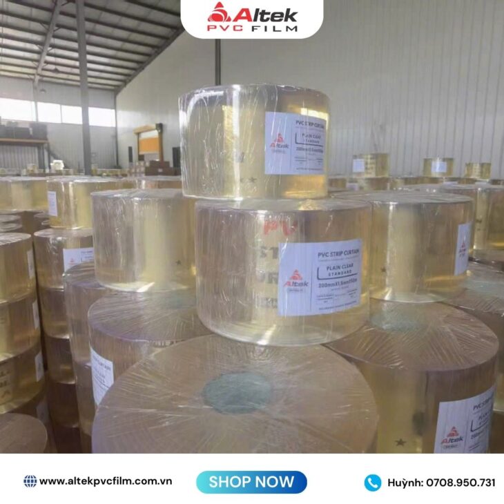 rèm nhựa pvc ngăn lạnh cách nhiệt điều hòa