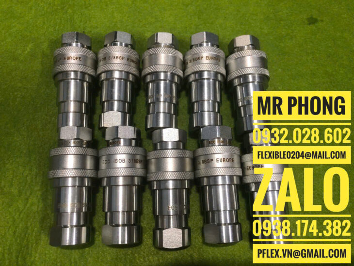 khớp nối nhanh thủy lực inox-khớp nối nhanh thủy lực bằng thép-khớp nối nhanh thủy lực bằng đồng