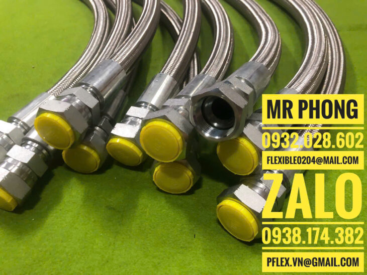 Ống Teflon bọc lưới inox- Ống Teflon là gì -Ống PTFE Teflon- Ống teflon inox