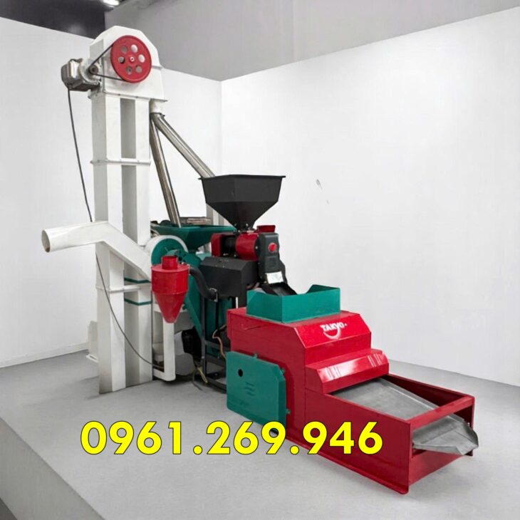 Dàn Máy Xát Gạo Liên Hoàn Takyo TK1200 năng suất 1 tấn/giờ