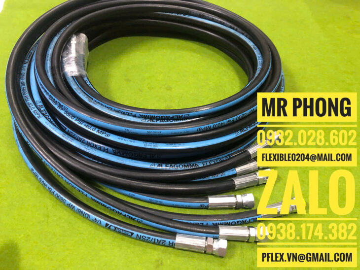 ống thủy lực 3/8- Đầu bấm ống thủy lực- Ống dầu thủy lực -Ống thủy lực mềm