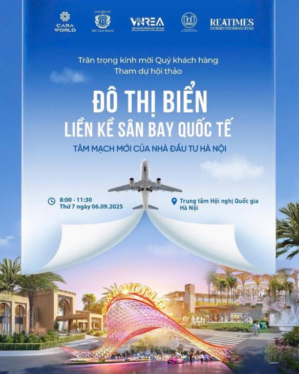 NGHĨ DƯỠNG NGAY SÂN BAY CAM RANH, KHÁNH HOÀ