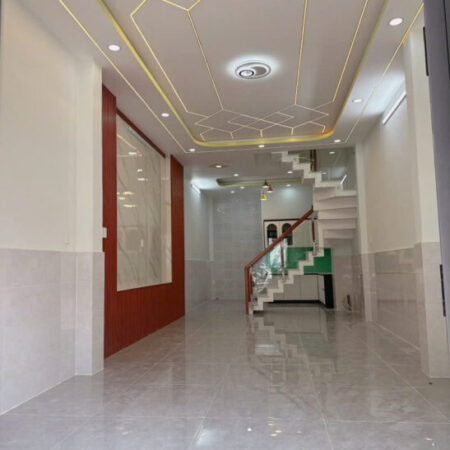 NHÀ MỚI ĐẸP GÒ XOÀI–HẺM 6M ÔTÔ NGỦ TRONG NHÀ NHỈNH 5 ĐỒNG