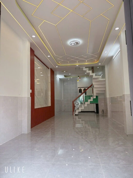 NHÀ MỚI ĐẸP GÒ XOÀI–HẺM 6M ÔTÔ NGỦ TRONG NHÀ NHỈNH 5 ĐỒNG