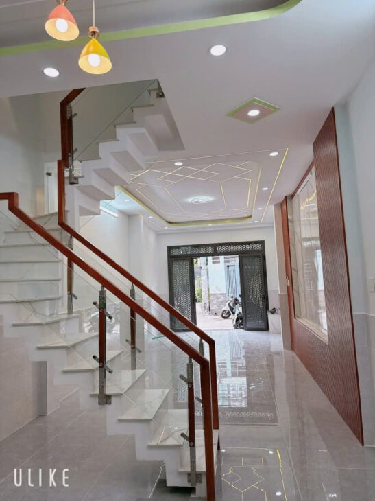 NHÀ MỚI ĐẸP GÒ XOÀI–HẺM 6M ÔTÔ NGỦ TRONG NHÀ NHỈNH 5 ĐỒNG