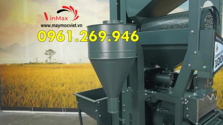 Máy xát gạo Turbo TB2000 Promax motor 20HP năng suất 1 tấn/giờ