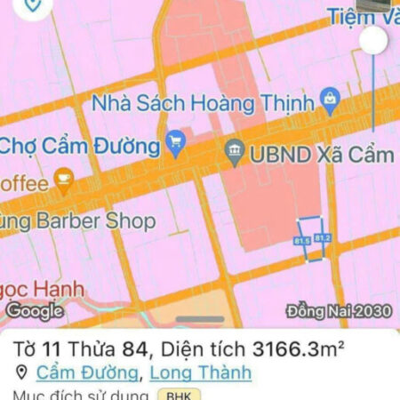 3,160m2 Full hồng, nở hậu, đất đẹp trung tâm, sát sân bay, ngay khu dân cư hiện hữu