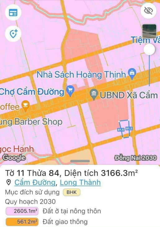 3,160m2 Full hồng, nở hậu, đất đẹp trung tâm, sát sân bay, ngay khu dân cư hiện hữu
