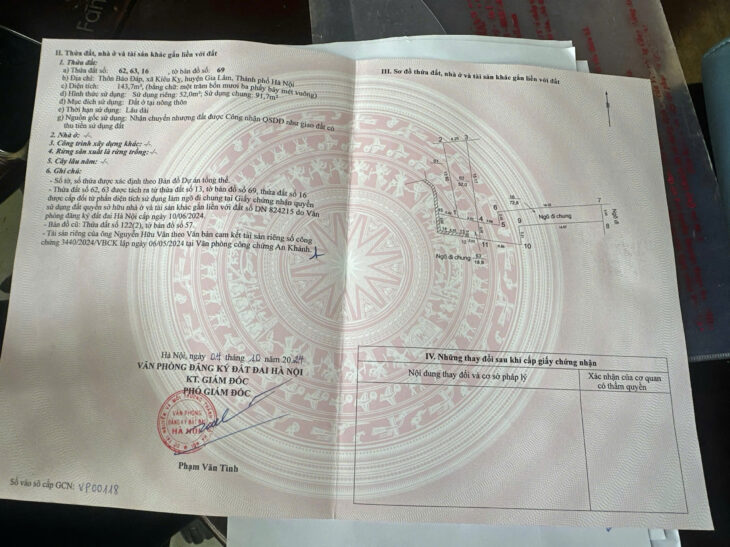 CHÍNH CHỦ CẦN BÁN LÔ ĐẤT ĐẸP KIÊU KỴ – GIA LÂM, GIÁ CHỈ 3.6 TỶ 🌿