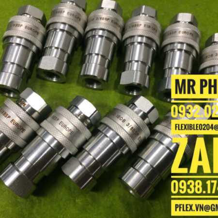 khớp nối nhanh thủy lực inox-khớp nối nhanh thủy lực bằng thép-khớp nối nhanh thủy lực bằng đồng