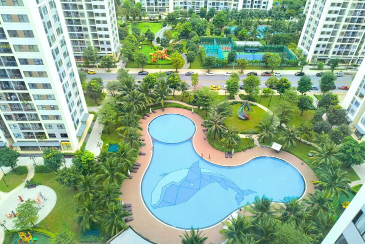 Bán Căn 2PN 59m² – Full nội thất, ban công Đông Nam mát mẻ, Khu Vườn Nhật 3,3 tỷ, đã có sổ, chủ