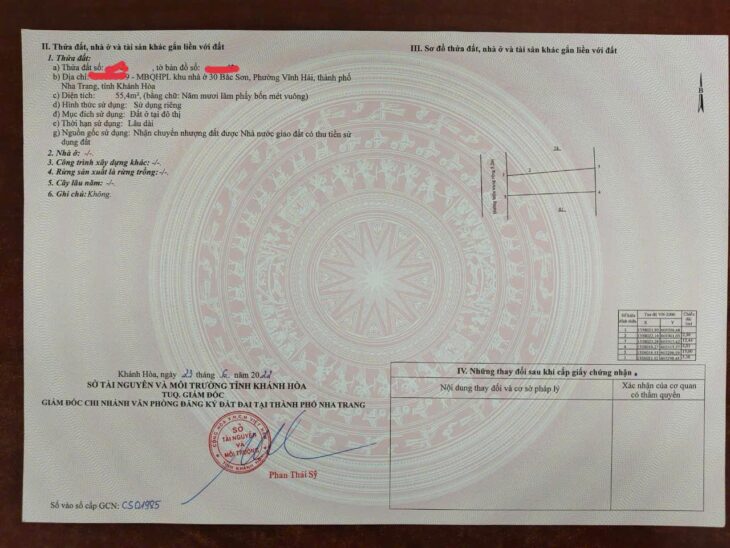 BÁN LÔ ĐẤT GÂN BIỂN KHÁNH HOÀ