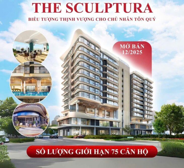 GIÁ BÁN THE SCULPTURA PHÚ MỸ HƯNG, 75 CĂN, 80-120M2, LS 0%, TT GIÃN 1%/ THÁNG. XEM NHÀ MẪU