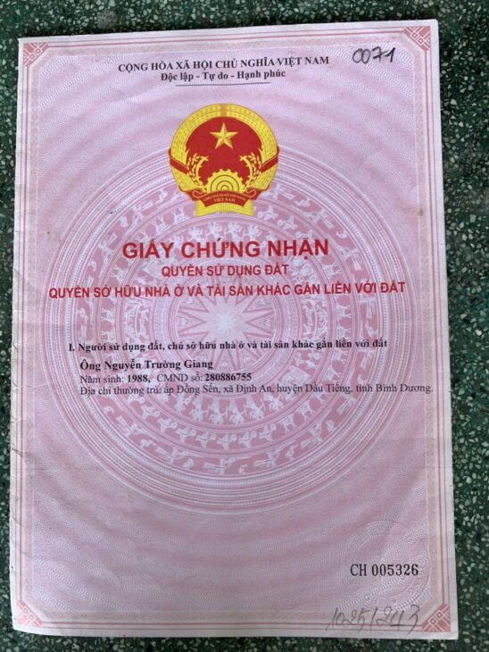 ĐẤT ĐẸP – GIÁ TỐT – CHÍNH CHỦ CẦN BÁN TẠI Dt 744, Xã Định An, Huyện Dầu Tiếng, Bình Dương