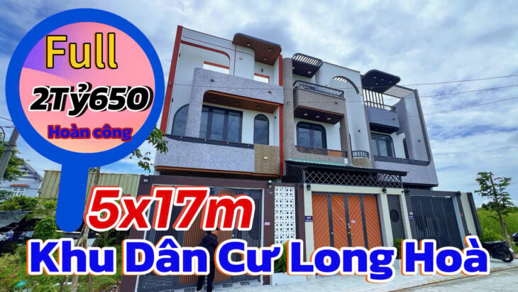 nhà khu dân cư long hòa