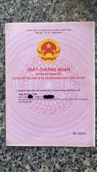 ĐẤT ĐẸP – GIÁ TỐT – CHÍNH CHỦ Cần Bán Nhanh Lô Đất Vị Trí Tại TP Cam Ranh, Tỉnh Khánh Hòa