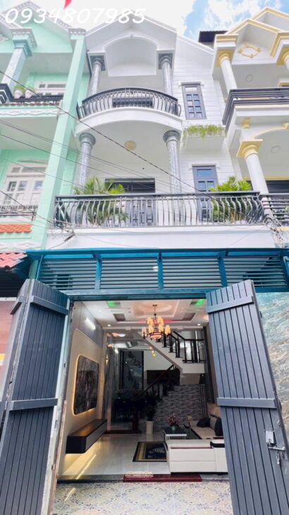 Bán nhà 4 tầng 5pn 72m2 nguyễn ảnh thủ q12, sổ hồng, giá hời chỉ 6 tỷ