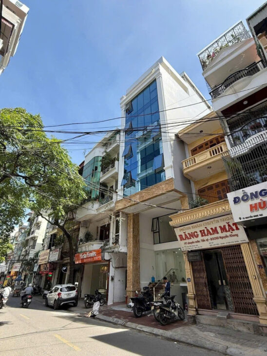 Mặt phố VIP Thanh Xuân – Tòa nhà 9 tầng thang máy DT 98m² 7 tầng MT 6m, giá 58 tỷ.