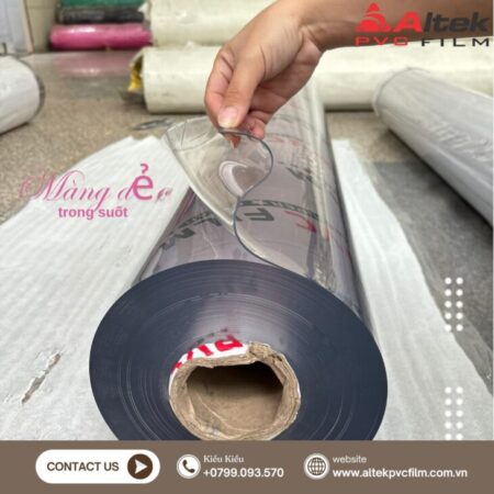 Tấm nhựa pvc dẻo trong suốt – giá rẻ , sẵn kho tại Long An