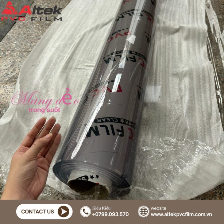 Tấm nhựa pvc dẻo trong suốt – giá rẻ , sẵn kho tại Long An