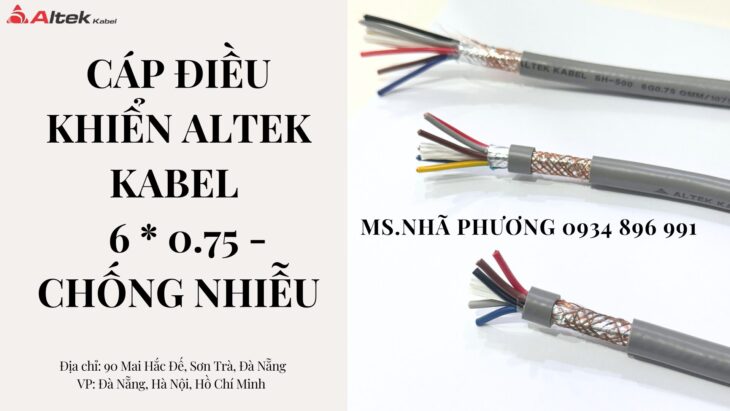 CÁP ĐIỀU KHIỂN 6 X 0.75 ALTEK KABEL SH-500 CÓ SẴN – GIAO NGAY CÁP ĐIỀU KHIỂN 6 X 0.75 ALTEK KABEL SH-500 CÓ SẴN – GIAO NGAY