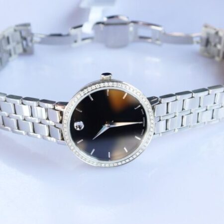 Đồng Hồ Nữ Movado Kora Mới 99% Niềng đính full Kim Cương thiên nhiên Fullbox…