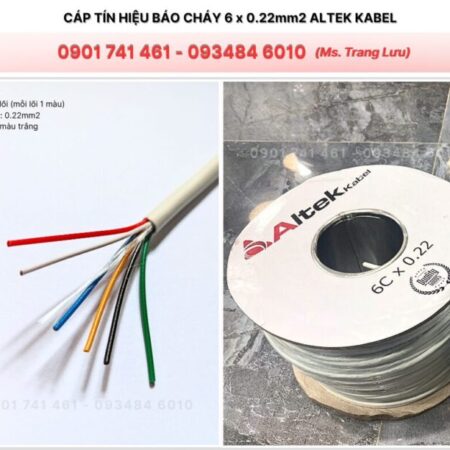 Cáp Tín Hiệu Báo Cháy 6 x 0.22mm2 Altek Kabel