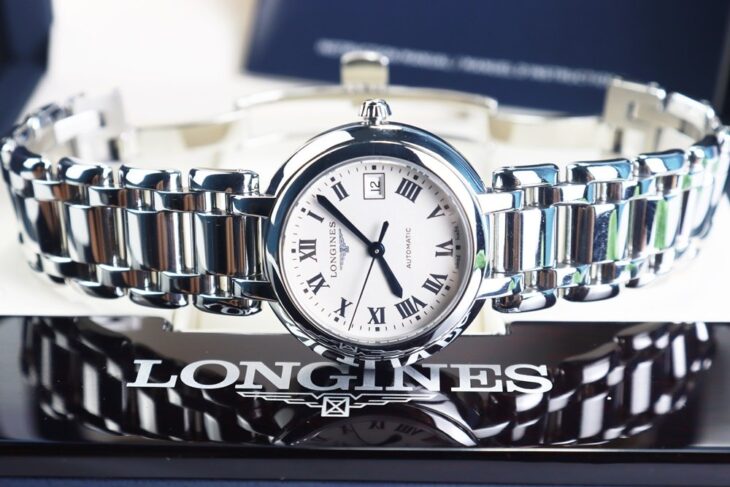 ĐH Nữ : Longines Primaluna L8.113.4.71.6 Automatic – Kim Nung Xanh, Size 30mm Fullbox