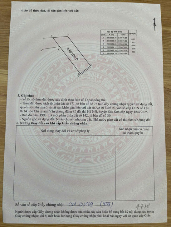 Chỉ Một Lô Duy Nhất Tài Chính Chỉ 1,5 tỷ Sở Hữu Ngay Lô Đất tại Thanh Trí, Kim Anh, Hà Nội