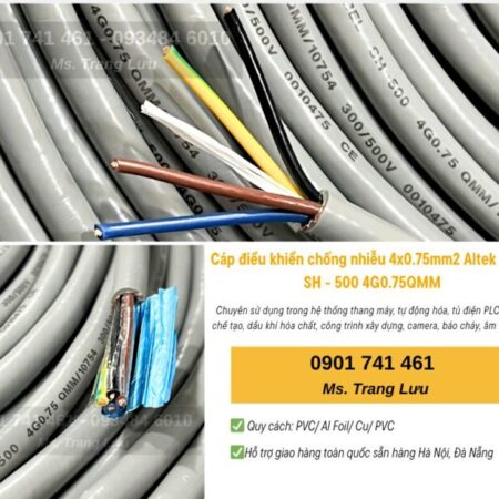 Cáp Điều Khiển 4 lõi chống nhiễu Altek Kabel