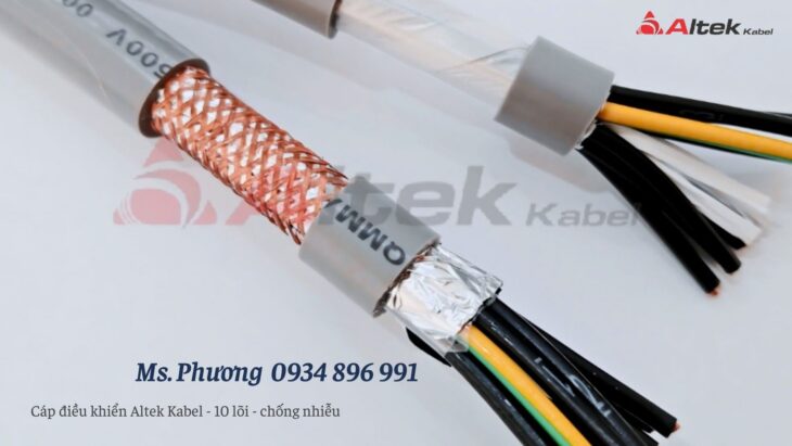 Cáp điều khiển 10×0.5 MM2 Altek Kabel tại Đà Nẵng – Hà Nội – Hồ Chí Minh