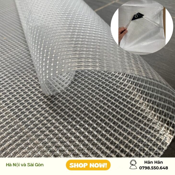 MÀNG LƯỚI PVC 5MM SỢI ĐỊNH HÌNH