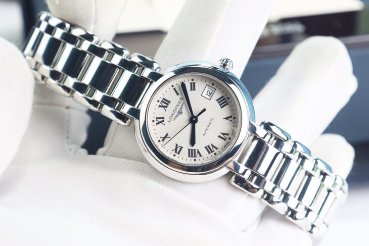 ĐH Nữ : Longines Primaluna L8.113.4.71.6 Automatic – Kim Nung Xanh, Size 30mm Fullbox